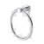 Cosmo Metal Towel Ring Chrome [105513]