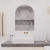 Aspen Church Shape Polished Edge Mirror 500 x 800mm with Hangers [254349]