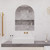 Aspen Church Shape Polished Edge Mirror 750 x 1000mm with Hangers [254353]