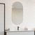 Duke Pill Shape Polished Edge Mirror 500 x 1000mm Glue-to-Wall [254358]