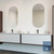 Duke Pill Shape Polished Edge Mirror 500 x 1000mm with Hangers & Demister [254361]