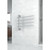 Thermogroup Thermorail Swivel Square Heated Towel Rail 48W 600 x 540mm Polished Stainless Steel [254392]