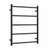 Thermogroup Thermorail Non-Heated Towel Ladder 5 Bar 630 x 800mm Matt Black [254396]