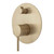 Kaya Upright Wall Diverter Mixer Large Round Plate PVD Urban Brass [201644]