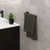 Sansa Soft Square Cover Plate Matte Black [202006]