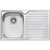 Diaz Single Bowl Topmount Sink with Drainer Left Bowl 1 Tap Hole [112984]