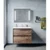 Amber Mirror Cabinet 900mm 2 Double Sided Mirror Doors Silver Aluminium [254980]