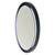 Eclipse 800 Frontlit Round LED Lighting Mirror with Demister Dimmable Matt Black MDF Frame [254993]