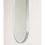 Great Gatsby 1200 Vertical LED Lighting Mirror with Demister Brushed Nickel Aluminium Frame [255003]