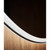 Sphere 600 LED Lighting Mirror Brushed Brass Aluminium Frame [255053]