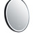 Sphere 800 LED Lighting Mirror with Demister Matte Black Aluminium Frame [255106]