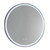 Sphere 800 LED Lighting Mirror with Demister & Bluetooth Speakers Brushed Nickel Aluminium Frame [255109]