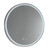 Sphere 800 LED Lighting Mirror with Demister & Bluetooth Speakers Gunmetal Aluminium Frame [255116]