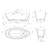 Tranquil Freestanding Bath 1570mm 270L Solid Cast Marble Matte White [128312]