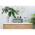 Florencia Above Counter Top Basin 7L Vitreous China 360mm w/Plug & Waste Black & Green/Matte Black NTH [254429]