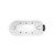 Uno Dolce Vita Island Spa Bath 1700mm 168L 16 Jet with Remote Key Acrylic High Gloss White [254466]