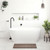 Kaya Freestanding Lightweight Bath 1500mm Matte White Slim Wall Resin Stone [202170]