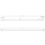 Projix Single Towel Rail 930mm Chrome [116004]
