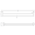 Projix Double Towel Rail 930mm Chrome [116006]
