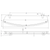 Projix Glass Shelf 610mm Chrome [116007]