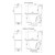 Edge II Rimless Back-to-Wall Edge Suite w/Standard Seat White 4Star [202493]