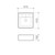 Carboni II Wall Basin White 1 Tap Hole [116126]