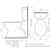 Profile 4 Easy Height Connector SNV 4.5/3L Toilet Suite White 4Star [116196]