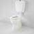 Care 400 Connector (S Trap) Suite With Caravelle Care Single Flap Seat - White [117211]