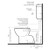 Care 400 Connector (S Trap) Suite With Caravelle Care Single Flap Seat - White [117211]
