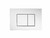 Square ABS Chrome Flush Plate [203091]