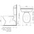 Uniset II Concorde Connector Toilet Suite SNV 6/3L White 3Star [118971]