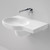 Opal 720 Right Hand Wall Basin with Plug and Waste White 3 Tap Holes [119765]
