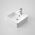 Carboni II Above Counter Basin with Overflow White 1 Tap Hole [121401]