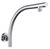 Round Wall Curved Shower Arm Chrome [121474]