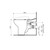 Flex Wall Faced Back Inlet Pan PNV 4.5/3L (No Seat & No Cistern) White 4Star [121854]
