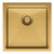 Hana Single Bowl Sink 32L Rugged Brass Inc Sink Protect Top/Undermount 450x450x200mm [271617]