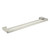 Edge II Double Towel Rail 635mm Brushed Nickel [203012]