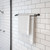 Projix Double Towel Rail 630mm Black [203026]