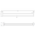 Projix Double Towel Rail 930mm Black [203027]