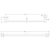 Projix Single Towel Rail 630mm Black [203028]