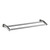 Projix Double Towel Rail 630mm Brushed Nickel [203036]