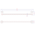 Armada Single Towel Rail 824mm Chrome [203048]