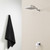 Quatro Adjustable Shower Arm & Rose Chrome 3Star [124499]