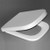 Cube Soft Close Toilet Seat Double Flap White [124530]