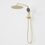 Urbane II Compact Twin Shower Brushed Brass 3Star [196144]