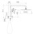 Urbane II Compact Twin Shower Brushed Brass 3Star [196144]