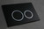 Java Rimless Floor Standing Pan with Round Matt Black Flush Plate and Cistern [203098]