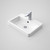 Basa Inset Basin with Overflow White 1 Tap Hole [124734]