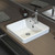 Carboni Seamless Inset Vanity Basin White 1 Tap Hole [124933]