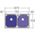 Nu-Petite Double Bowl Sink 1 Tap Hole [106674]